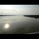 Auf der Brücke über den Tonle Sekong; im Hintergrund mündet dieser in den Mekong